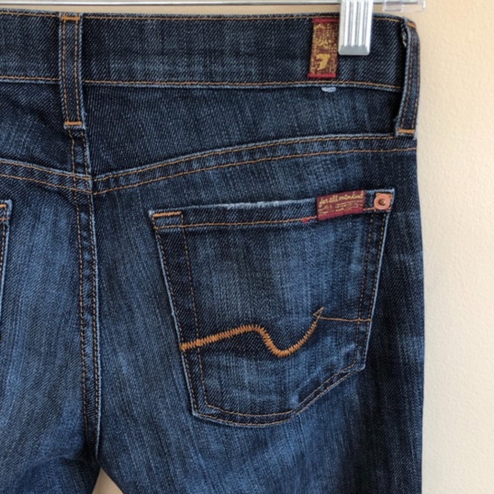 7 For All Mankind . Roxanne Straight Leg Jeans